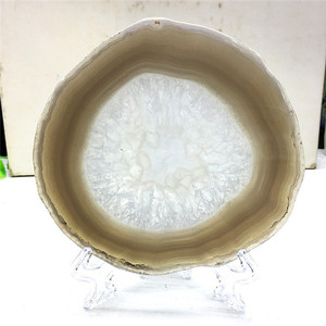 Rodajas de ágata natural de alta calidad Posavasos de piedra semipreciosa Premium para ventas de regalos Ágata de cristales naturales de alta calidad - Product Image 3