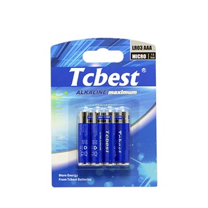 Pin AAA 10 năm Thời hạn sử dụng ba pin AAA 1200mAh cho điều khiển từ xa cọc AAA LR03 kiềm - Product Image 3