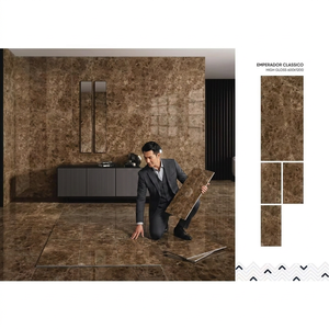 Baldosas de porcelana de alto brillo con aspecto de mármol de 600x1200 mm para pisos y paredes - Product Image 6
