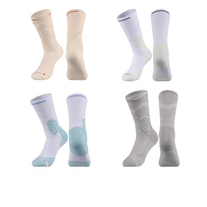 Custom Performance Basketball <b>Socks</b> - High Quality <b>Thick</b> Crew Sports <b>Socks</b> for Men with Anti-Bacterial Sweat Control - Product Image 1