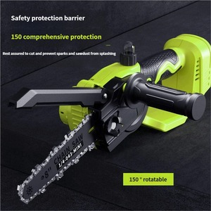Scie à chaîne électrique sans balais de 8 pouces, portable, haute puissance, sans fil, à batterie lithium-ion, pour la coupe d'arbres et la découpe du bois - Product Image 4