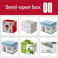 Kotak Kemasan Bergelombang Warna-Warni Kustom untuk Hadiah & Pakaian, Cetak Warna Ekstra Kuat, Cetak UV, Kustomisasi Kotak Pesawat