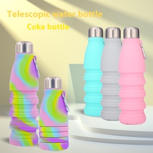 Hot Seller BPA-Free 550ML Silicone Collapsible <strong>Football</strong> <strong>Water</strong> <strong>Bottle</strong> USA Designed Drinkware for Kids for Boiling <strong>Water</strong> - Product Image 3