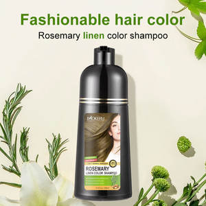 Pour Mokeru Magic 3-en-<span class=keywords><strong>1</strong></span> Shampooing couleur <span class=keywords><strong>de</strong></span> cheveux en lin OEM Non allergique Romarin Ginseng Huile d'argan 500ml Volume <span class=keywords><strong>de</strong></span> crème - Product Image 3