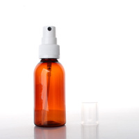 HOPECK Flacon pulvérisateur à brouillard fin en PET mat réutilisable de haute qualité avec bouchon à vis et pompe, 5-120 ml, pour médicaments liquides