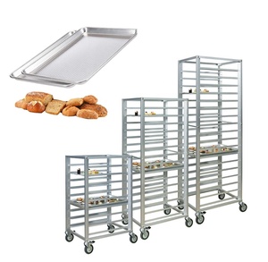 18-<span class=keywords><strong>Tier</strong></span> nhôm bánh Rack với 60*40cm Pan kèm theo khay nướng xe đẩy bánh lò Xe đẩy khách sạn & nhà hàng Nguồn cung cấp - Product Image 4
