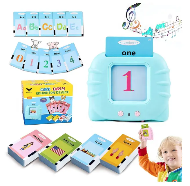 255 Talking Flash Cards Toddler Toys for 2 3 4 5 6 Year Old Boys Girls, Preschool Educational Autism Sensory Toys with 510 Sight