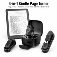 Control Remoto Inalámbrico Bluetooth 5.0 para Pasar Páginas en Kindle, Recargable por USB, Compatible con Paperwhite, Oasis, iPad y Tablets