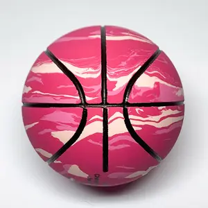 Act更早桌面装饰搞笑玩具橡胶弹性空心球6厘米彩色迷你篮球球