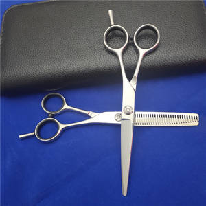 Ciseaux de coiffure professionnels personnalisables 6,0 pouces Or rose Acier inoxydable 440C Ciseaux plats pour droitiers - Product Image 3