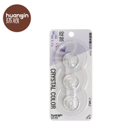 Crochets muraux ronds auto-adhésifs modernes en PVC transparent Poinçonnage gratuit Multifonction Usage domestique