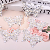 Boutons de manchette en résine avec impression par sublimation, motif papillon perlé, couleur et taille personnalisables, accessoires DIY, style japonais et coréen, quatre saisons SF