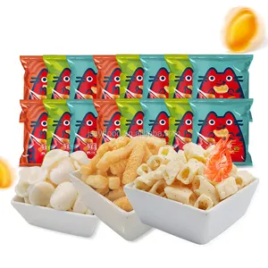 OEM Großhandel kunden spezifisches Einzel paket Shrimp Chips Kartoffel chips Snacks
