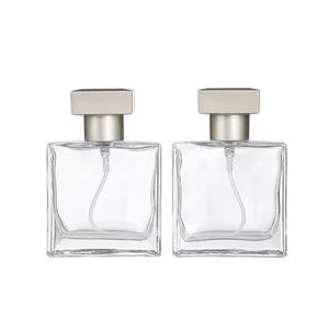 Bouteille de parfum en verre de haute qualité Bouteille de parfum haut de gamme personnalisée Bouteille de parfum de 30ml 50ml 100ml - Product Image 1