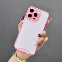 Coque de téléphone en TPU luminescente pour 14/15/16 Pro Max avec protection 360° et design antichoc