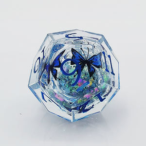 2025 קוביות קצה חדות למנתחים ודרקונים פרפר כחול עם סט קוביות ליבה נוזלית מבריקה - Product Image 4