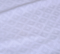 Drap de lit en lin d'hôtel 180TC 200TC 300TC, draps d'hôtel en coton Poly Satin à rayures en cascade