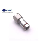 Conector coaxial RF macho/hembra N de buen rendimiento para Tipo de abrazadera de cable de alimentación de 1/4''