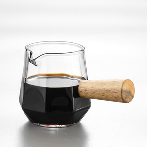 Tazza da Espresso in Vetro ad Alta Trasparenza con Scala, Mini Tazza per Misurare l'Estrazione del Caffè Italiano, Piccola Brocca per Latte, Tazza per Misurare in Oncia - Product Image 1