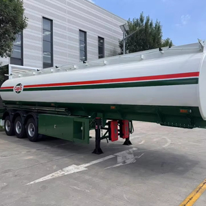 Semi-remorque citerne à carburant diesel et pétrole en acier au carbone à 3 essieux de 60 000 L, fournie directement par l'usine, à vendre - Product Image 1