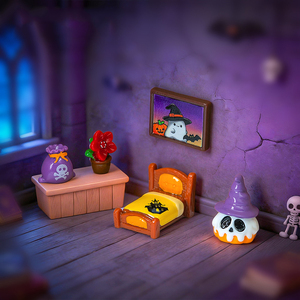 Resin Micro-Landscape Creative Halloween Bedroom Furniture Series <b>Doll</b> <b>House</b> DIY Decorations Accessories Mini Desktop Ornaments - Product Image 4