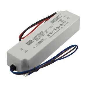 LPV-100-24 Asli Meanwell 100W 24V Lampu Bangunan Led Driver