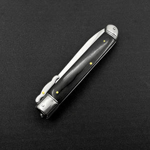 AKC <span class=keywords><strong>Italie</strong></span> Couteau pliant en acier inoxydable Manche en bois noir Multi-Tool Self-Defence <span class=keywords><strong>Camping</strong></span> Accessoire OEM Personnalisable DIY Combat - Product Image 6