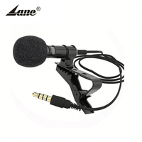 Portable lavalier filaire clip microphone collier filaire microphone clip sur microphone filaire