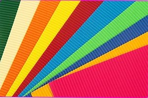 Foglio A4 cartone forniture artigianali cartone fogli di cartone colorato mestiere S carta ondulata colorata - Product Image 5