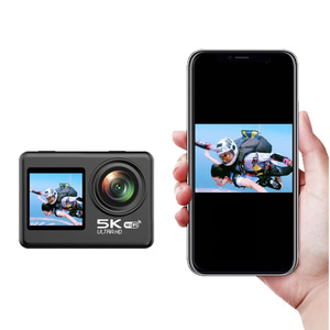 กล้องแอคชั่น 5K หน้าจอสัมผัส Wi-Fi กันน้ำ 30 เมตร สำหรับกีฬากลางแจ้ง DV Ultra HD จอคู่ - Product Image 5