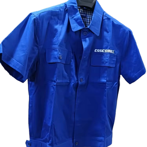 Overol de Trabajo de Algodón Resistente al Agua, Manga Corta, Ropa de Trabajo Protectora Industrial, Suministro al por Mayor OEM - Product Image 1
