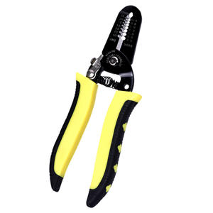 Dénudeurs de fils Cool Worker 7 pouces en acier au carbone de qualité industrielle, outil multifonctionnel pour électricien avec poignée antidérapante - Product Image 2