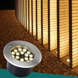 JESLED Outdoor In-Ground Lights 1W~48W IP67 Stainless Steel Floor Recessed Deck Lighting Stair Step Lamp LED Underground Lamps