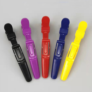 Pinces à cheveux crocodile avec logo personnalisé direct d'usine accessoires <span class=keywords><strong>de</strong></span> soin des cheveux <span class=keywords><strong>de</strong></span> salon <span class=keywords><strong>professionnel</strong></span> pinces <span class=keywords><strong>de</strong></span> <span class=keywords><strong>coiffure</strong></span> tranchées personnalisées - Product Image 1