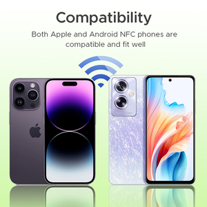 Наклейки NFC Wet Inlay диаметром 12 мм, совместимые с чипом 213, 144 байта, перезаписываемые RFID NFC-метки - Product Image 4