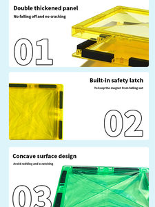 Set mainan pendidikan STEM DIY populer terbaru blok bangunan anak-anak lari marmer magnetik terbuat dari plastik bersertifikat CPSC CE EN71 - Product Image 5