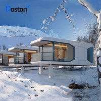 Maison modulaire à deux étages de luxe Tech Savy Weishu, alimentée à l'énergie solaire, écologique, salon, utilisation en parc