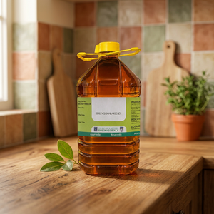Aceite Herbal para el Cuidado de la Salud Brungamalakkadi, 5 Litros, Certificado ISO, Productos Herbales Chamakkatt de Kerala, Modelo Fo173, 2 Años de Duración - Product Image 2