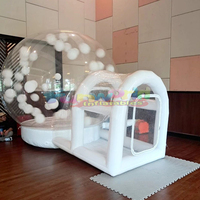 Tente gonflable extérieure transparente de maison de rebond de bulle de 10ft de dôme d'igloo en cristal clair de partie d'enfants commerciaux pour des enfants