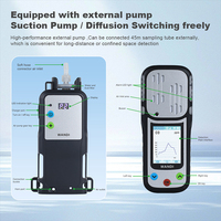 Alarm Gas Anti Ledakan Bersertifikasi ATEX IECEx, Monitor Analisa Gas Portabel Akurasi Tinggi, Alarm Suara+Lampu+Getaran