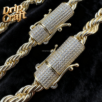 Nouveau 6MM Twisted Dragon Beard Buckle Bracelet Collier Hip-hop Style Peut être Porté par Hommes et Femmes en Cuivre Matériel
