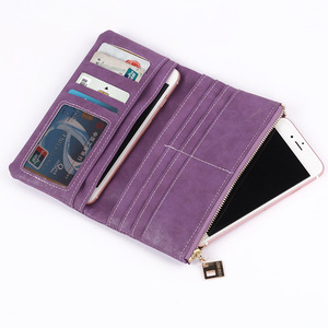 <span class=keywords><strong>Portafoglio</strong></span> con cerniera per telefono con Hasp, da <span class=keywords><strong>donna</strong></span> con superficie smerigliata da <span class=keywords><strong>donna</strong></span> - Product Image 5