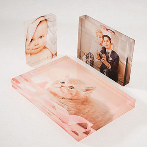 Gravure au laser 5x7 personnalisée à l'intérieur de l'affichage de bureau à effet 3D Bloc acrylique d'impression d'art photo avec une sensation 3D - Product Image 4