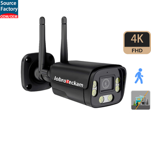 Cámara de Seguridad Inteligente Iobroteckam 4K Ultra HD IP con Alertas de Movimiento por IA, Visión Nocturna a Todo Color y Micrófono Integrado - Product Image 1