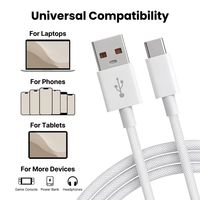 Kabel USB ke Type C Grosir 3A, Kabel Transfer Data 480Mbps Pengisian Cepat Berbahan Nilon Kepang untuk iPhone 17 16 15
