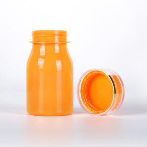 Premium Supplier PET Oblique Shoulder <b>Bottle</b> 160ml 200ml 250ml CRC Cap Custom Colors Glossy for Turmeric Ayurvedic - Product Image 2