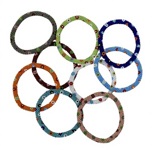Handwoven Custom Classic Fashion Button Lock Woven Miyuki Seed <b>Bead</b> Rice Beaded <b>Bracelet</b> Popular Unisex Gift Women Jewelry - Product Image 6