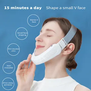 Productos de tendencia 2024 Nuevas llegadas Micro corriente eléctrica Salud facial y belleza Ems Masajeador de elevación de cuello facial