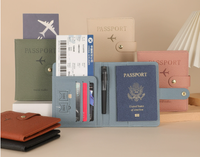Porte-passeport personnalisé en gros à prix abordable et couverture de passeport personnalisée