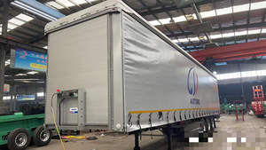 Remolque de lona de PVC Fengniao de 3 ejes y 40 pies con persianas enrollables y apertura lateral, semirremolque con capacidad de carga de 1001-2000 kg - Product Image 4